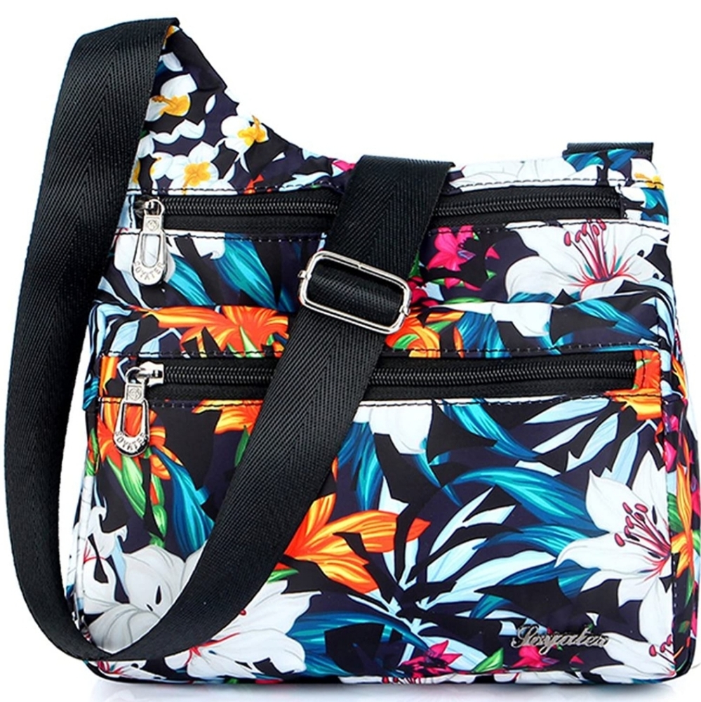 ‼️Last 1‼️Floral Boho Crossbody Bag Multi Pocket